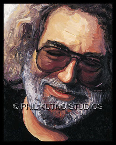 Jerry Garcia - Painting Print On Canvas #2