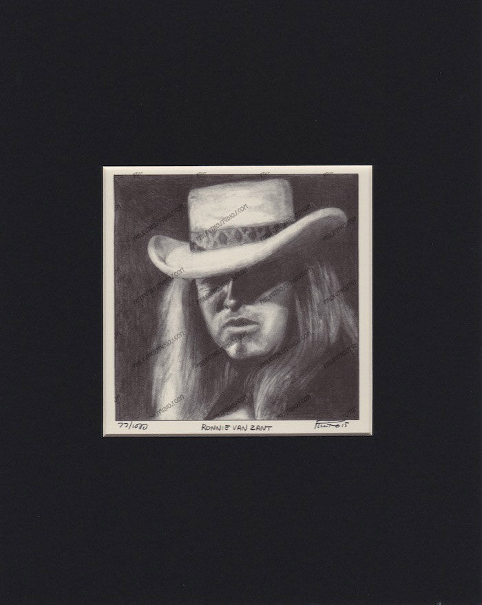 Ronnie Van Zant Drawing – Phil Kutno Studios