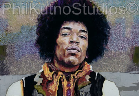 Jimi hendrix Oil Painting