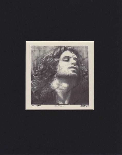 Jim Morrison #1 Drawing – Phil Kutno Studios
