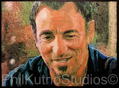 Bruce Springsteen Oil Painting