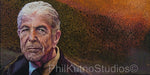 Leonard Cohen Oil Painting