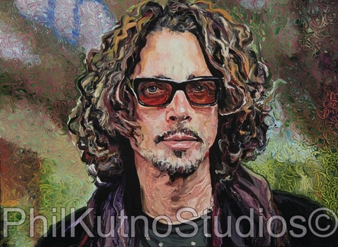 Chris Cornell Oil Painting