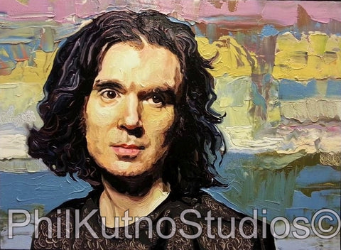 David Byrne Oil Painting
