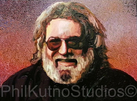 Jerry Garcia Oil Painting