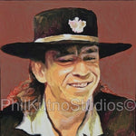 Stevie Ray Vaughan - SRV - Oil Painting