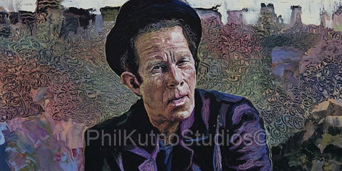 Tom Waits Oil Painting