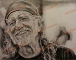 Willie Nelson drawing